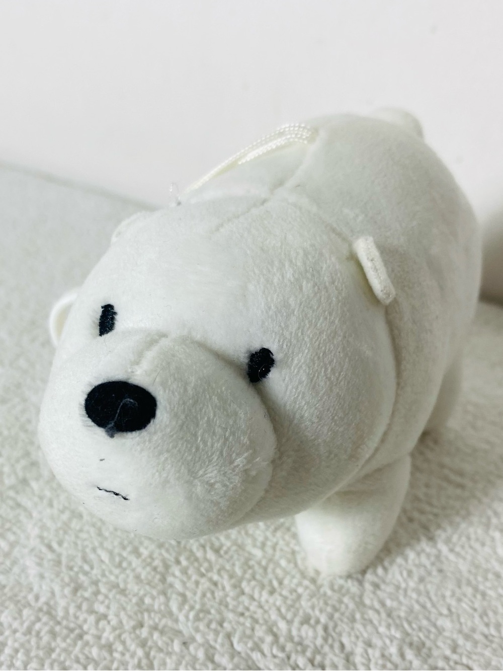 Cartoon Network We Bare Bears Ice Bear Mini Plush Keychain Bag Accessory